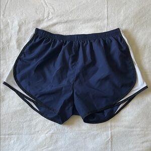 Blue & White Active Shorts (with liner)